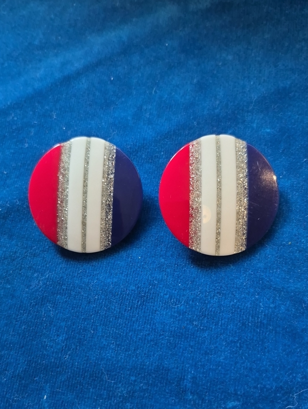 Round Resin Earrings